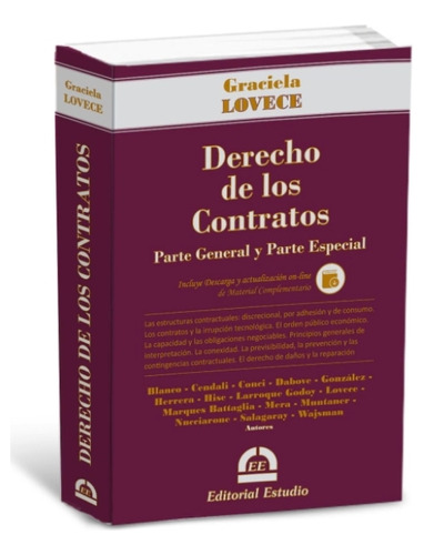 Manual De Derecho De Los Contratos / Graciela Lovece