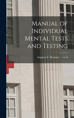 Libro Manual Of Individual Mental Tests And Testing - Aug...