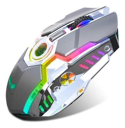 Ratones Inalámbricos Recargables Para Juegos Con Receptor Us