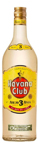 Ron Cubano Añejo Cuba Libre 3 Años 1 Litro Havana Club