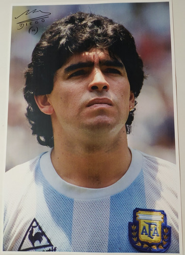 Poster Lamina Diego Maradona Argentina Futbol Laser Rock