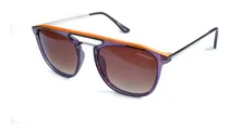 Comprar Lentes Sol Anteojos Kevingston Polarizado Hombre Mujer Caen Lente Marrón Varilla Plateado Armazón Uva Y Naranja Diseño Ocean