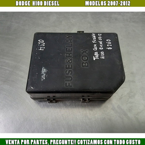 Tapa Caja Fusible H100 Diesel Mod 07-12