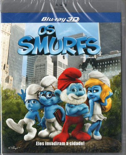 Imagem 1 de 3 de Os Smurfs Blu-ray 3d - Usado -