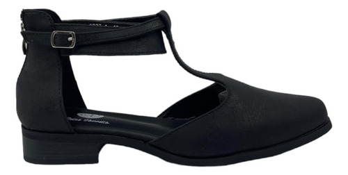 Zapato Negro Taco Mujer A193-2023