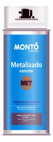 Pintura En Spray Esmalte Metalizado - 400 Ml - Plata