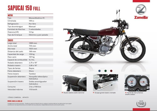 Imagen 15 de 15 de Zanella Sapucai 150 Full, No 125 Cafe Racer Motomel S2