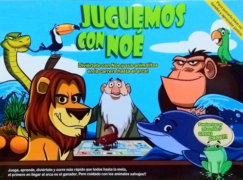 Juego Bíblico Cristiano Para Niños Juguemos Con Noé