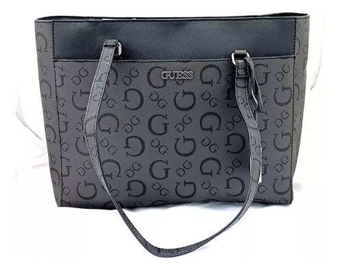 Guess Bolsa Para Mujer Tote/satchel Rackham Coal Original