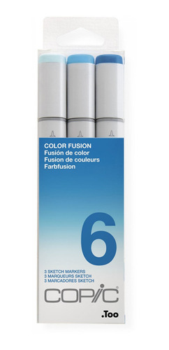 Marcadores Copic Sketch X3 Color Fusion Nº6 - Unica