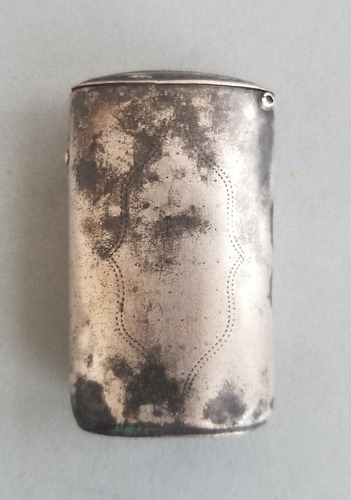Imagen 1 de 5 de Antigua Fosforera De Plata. 55292