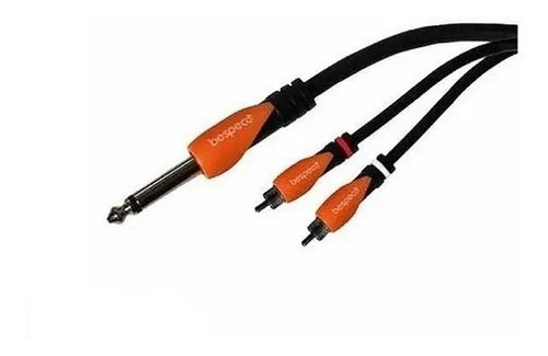 Cable Plug Stereo A 2 Rca 3 Metros Blister Bespeco Slysrm300
