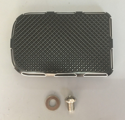Cover De Pedal De Freno Diamond Negro Para Harley Davidson