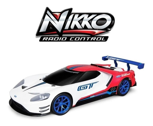 Imagen 1 de 4 de Auto Radio Control Electrico Ford Gt Escala 1/10 Nikko Rc
