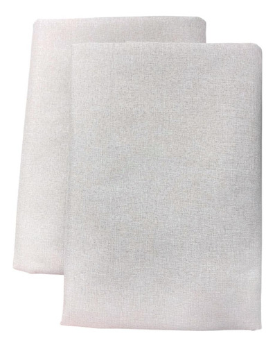 Cortinas Blackout Lino | 2 Paños 210x135 Off White