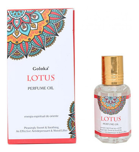 Óleo Perfumado Indiano Goloka Flor De Lotus 10ml Superfull