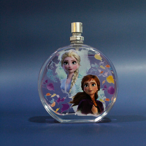 Set De Regalo Frozen Perfume Mochila Y Brillo Con Pompon