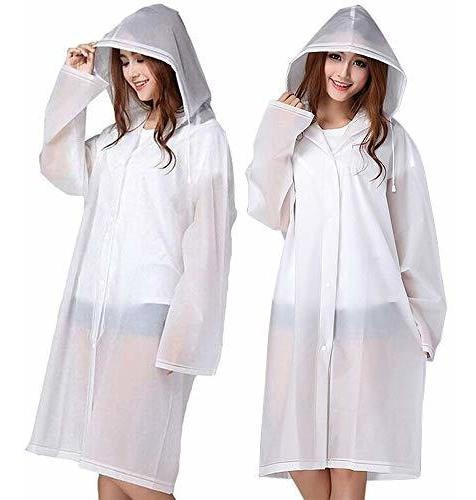 Ponchos  Lluvia Cosowe Adultos, Impermeables Paquete Famili