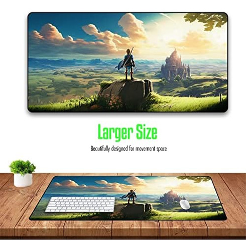 Alfombrilla De Ratón Para Juegos Zelda Xxl, Extra Grande, An