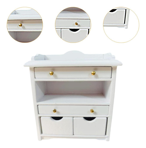 1/12 Escala Muñeca Nocturna Stand Movement Gabinete Mini