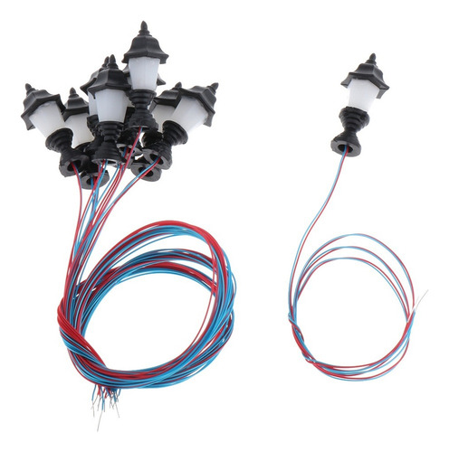 ... 10x Modelo De Luces De Calle En Miniatura Led Ho