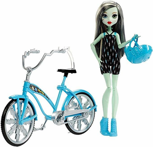 Monster High Boltin Frankie Stein Bicicletas Muñeca Y Vehícu