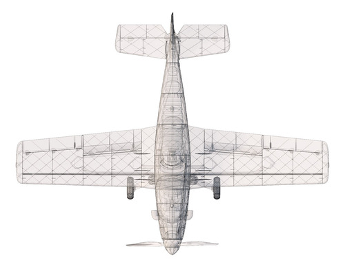 Piper Pawnee Avion Aeromodelismo Impreso En 3d