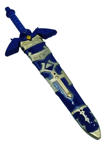 Espada Mini Adaga Zelda 29cm Azul Master Sword