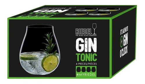 Set Riedel Gin Tonic 4 Vasos