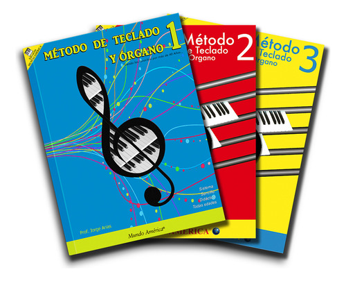 Métodos Para Teclado Y Órgano 1, 2 Y 3 - Curso Completo