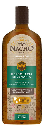 Shampoo Tío Nacho Herbolaria Milenaria Anticaída en botella de 1L por 1 unidad