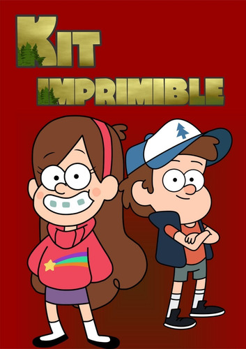 Gravity Falls  Kit Imprimible Personalizados