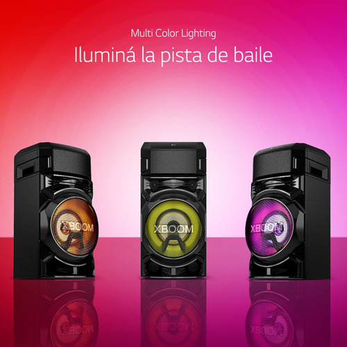Parlante LG XBOOM RN7 con bluetooth negro 110V/240V
