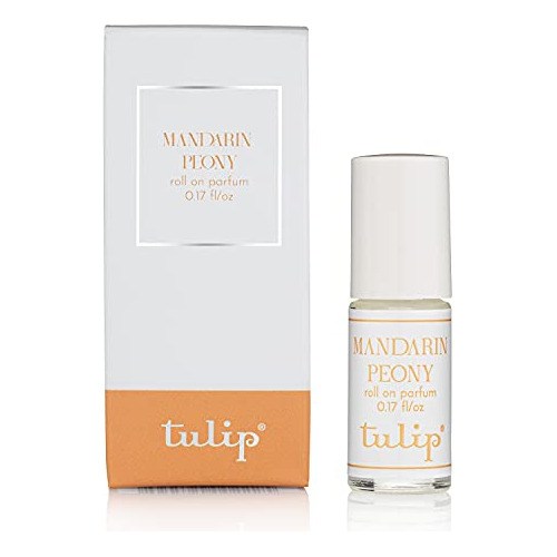 Perfume Roll On Eau De Parfum Tulip, Mandarin Peony, 0.6 Oz