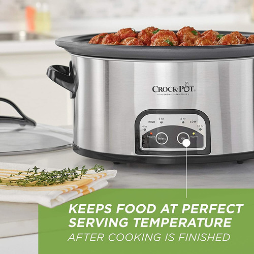 Imagen 4 de 6 de Crock Pot Smart Olla De Coccion Lenta Con Gres Facil De Limp