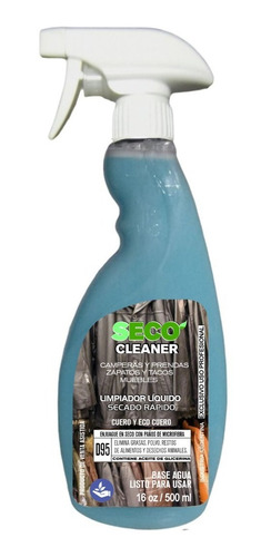 Imagen 1 de 6 de Limpiador En Seco Indumentaria 500ml Cuero/eco Cuero