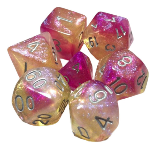 3 Juego De Dados Poliédricos Juego De Dados Rpg De 7 Dados