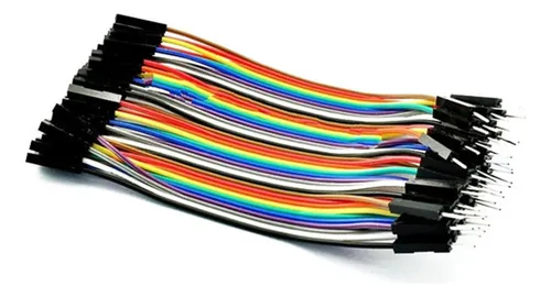 Pack 40 Cables Dupont Para Arduino Macho Hembra 10cm
