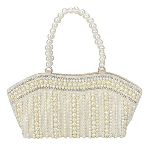 Bolso De Mano Con Perlas Para Mujer, Bolso De Mano Para Boda