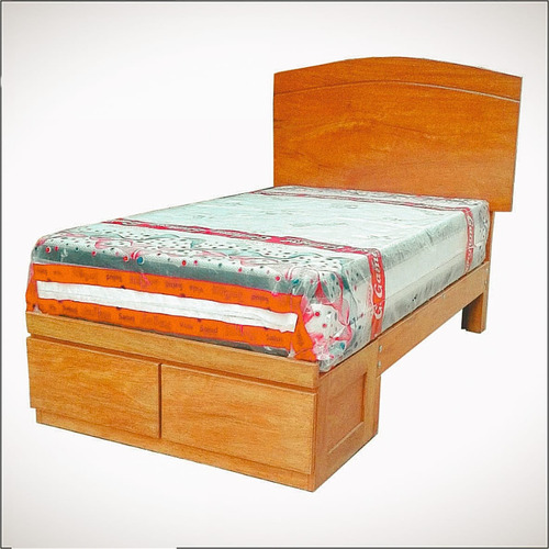 Cama Sabanera 1.5 Plz,madera Tornillo,modelo Ovalado