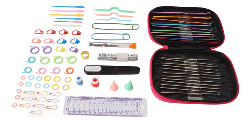 Conjunto De Ganchos De CrochĂȘ, Kit De 100 Unidades, Estojo D