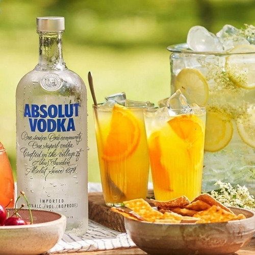Vodka Absolut Original 750ml Kit 3 Unidade Original Promoção