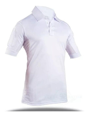 Polo Tactica Profesional Blanca 