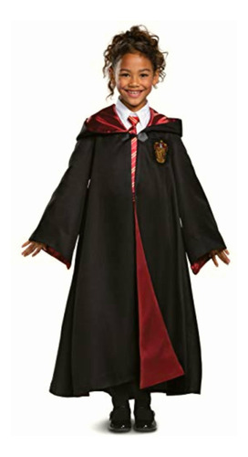 Harry Potter Gryffindor Disfraz Infantil De Prestigio, Negro