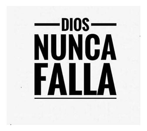 Calcomania Cristiana D Vinil Para Carro Lap Dios Nunca Falla