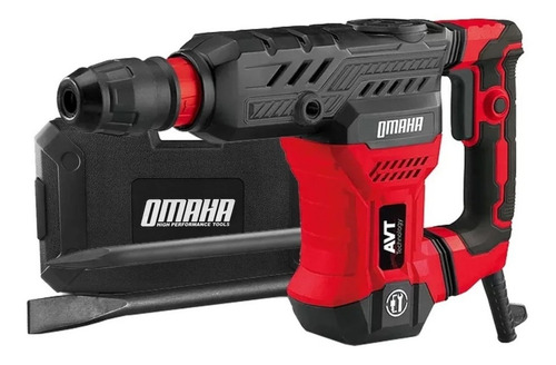 Imagen 5 de 7 de Martillo Demoledor Omaha 1300w 18j Sds Max Avt + Maletin Acc