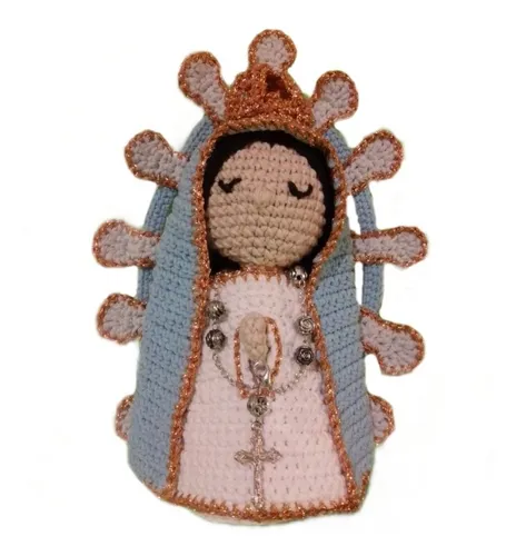 Virgencita amigurumi Ntra Sra De Luj n Tejida A Crochet