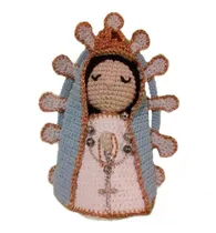 Comprar Virgencita (amigurumi) Ntra Sra De Luján Tejida A Crochet