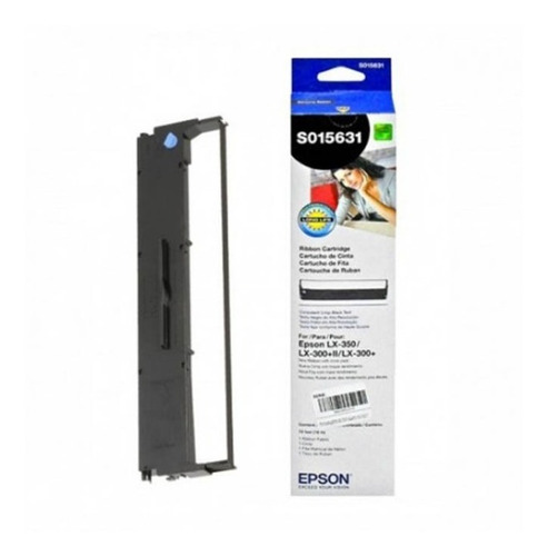 Cinta Negra Epson S015631 Para Impresora Lx350 Lx300