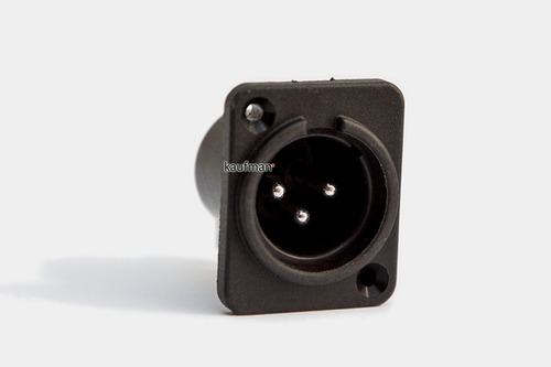 Socket Xlr Canon Macho Para Chasis O Panel